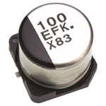 Panasonic 100μF Aluminium Electrolytic Capacitor 25V dc, Surface Mount - EEEFK1E101AP