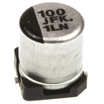 Panasonic 100μF Aluminium Electrolytic Capacitor 6.3V dc, Surface Mount - EEEFKJ101UAR