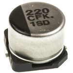 Panasonic 220μF Aluminium Electrolytic Capacitor 16V dc, Surface Mount - EEEFK1C221AP