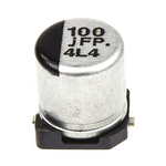 Panasonic 100μF Aluminium Electrolytic Capacitor 6.3V dc, Surface Mount - EEEFPJ101UAR