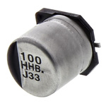 Panasonic 100μF Aluminium Electrolytic Capacitor 50V dc, Surface Mount - EEEHBH101UAP