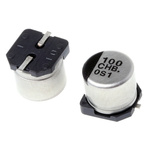 Panasonic 100μF Aluminium Electrolytic Capacitor 16V dc, Surface Mount - EEEHBC101UAP