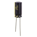 Panasonic 1800μF Aluminium Electrolytic Capacitor 10V dc, Radial, Through Hole - EEUFK1A182