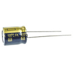 Panasonic 470μF Aluminium Electrolytic Capacitor 25V dc, Radial, Through Hole - EEUFK1E471