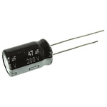 Panasonic 47μF Aluminium Electrolytic Capacitor 200V dc, Radial, Through Hole - ECA2DHG470