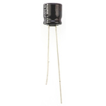 Panasonic 100μF Aluminium Electrolytic Capacitor 10V dc, Radial, Through Hole - EEAGA1A101