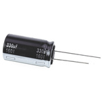 Panasonic 330μF Aluminium Electrolytic Capacitor 160V dc, Radial, Through Hole - EEUED2C331