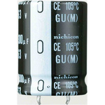 Nichicon 330μF Aluminium Electrolytic Capacitor 200V dc, Snap-In - LGU2D331MELY