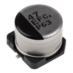 Panasonic 47μF Electrolytic Capacitor 25V dc, Surface Mount - EEEFC1E470P