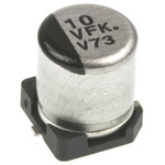 Panasonic 10μF Aluminium Electrolytic Capacitor 35V dc, Surface Mount - EEEFK1V100R