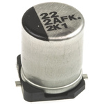 Panasonic 22μF Aluminium Electrolytic Capacitor 100V dc, Surface Mount - EEEFK2A220P
