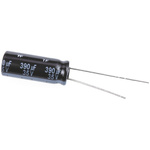 Panasonic 390μF Aluminium Electrolytic Capacitor 35V dc, Radial, Through Hole - EEUFR1V391L