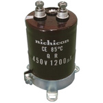 Nichicon 2200μF Aluminium Electrolytic Capacitor 400V dc, Screw Terminal - LQR2G222MSEF