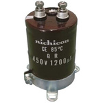 Nichicon 2200μF Aluminium Electrolytic Capacitor 450V dc, Screw Terminal - LQR2W222MSEG