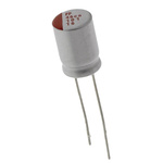Nichicon 100μF Polymer Capacitor 16V dc, Through Hole - RNS1C101MDN1KX