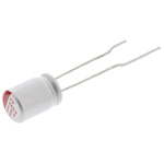 Nichicon 15μF Polymer Aluminium Solid Electrolytic Capacitor 25V dc, Radial, Through Hole - RNS1E150MDS1JX