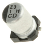Nichicon 1μF Aluminium Electrolytic Capacitor 50V dc, Surface Mount - UCD1H010MCL1GS