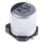 Panasonic 10μF Aluminium Electrolytic Capacitor 50V dc, Surface Mount - EEEFT1H100AR