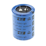 Vishay 390μF Aluminium Electrolytic Capacitor 500V dc, Snap-In - MAL219390103E3