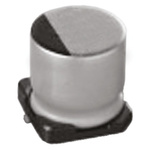 Nichicon 100μF Aluminium Electrolytic Capacitor 25V dc, Surface Mount - UUX1E101MNL1GS