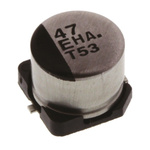 Panasonic 47μF Electrolytic Capacitor 25V dc, Surface Mount - EEEHA1E470WP
