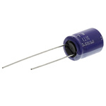CHEMI-CON 220μF Aluminium Electrolytic Capacitor 35V dc, Radial, Through Hole - ELXZ350ELL221MJC5S