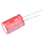 Wurth Elektronik 470μF Aluminium Electrolytic Capacitor 63V dc, Radial, Through Hole - 860010778020
