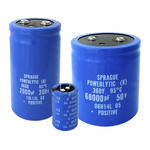 Vishay 7400μF Aluminium Electrolytic Capacitor 200V dc, Screw Terminal - 36DX742F200DF2A