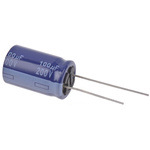 Panasonic 100μF Aluminium Electrolytic Capacitor 200V dc, Radial, Through Hole - ECA2DM101