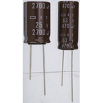 Nippon Chemi-Con 100μF Electrolytic Capacitor 10V dc, Through Hole - EKY-100ELL101ME11D