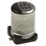 Panasonic 10μF Aluminium Electrolytic Capacitor 25V dc, Surface Mount - EEEFK1E100AR