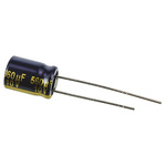 Panasonic 560μF Aluminium Electrolytic Capacitor 10V dc, Radial, Through Hole - EEUFK1A561