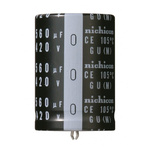 Nichicon 1000μF Aluminium Electrolytic Capacitor 100V dc, Snap-In - LGU2A102MELZ