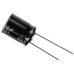 Panasonic 22μF Aluminium Electrolytic Capacitor 400V dc, Radial, Through Hole - EEUEE2G220S