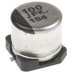Panasonic 100μF Aluminium Electrolytic Capacitor 6.3V dc, Surface Mount - EEEFK0J101P