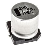 Panasonic 220μF Aluminium Electrolytic Capacitor 63V dc, Surface Mount - EEEFK1J221AQ