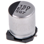 Panasonic 150μF Aluminium Electrolytic Capacitor 25V dc, Surface Mount - EEEFTE151XAP