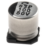 Nichicon 100μF Aluminium Electrolytic Capacitor 50V dc, Surface Mount - UUX1H101MNL1GS