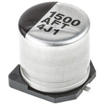 Panasonic 1500μF Aluminium Electrolytic Capacitor 10V dc, Surface Mount - EEEFT1A152AP