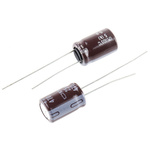Nippon Chemi-Con 470μF Aluminium Electrolytic Capacitor 25V dc, Radial, Through Hole - EKY-250ELL471MJ16S