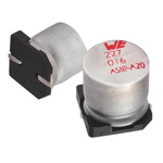 Wurth Elektronik 10μF Aluminium Electrolytic Capacitor 50V dc, Surface Mount - 865250643009