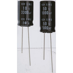 CHEMI-CON 22μF Aluminium Electrolytic Capacitor 50V dc, Radial, Through Hole - ESMG500ELL220ME11D