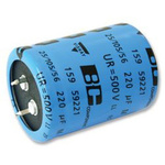 Vishay 120μF Electrolytic Capacitor 500V dc, Snap-In - MAL215929121E3