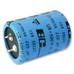 Vishay 470μF Aluminium Electrolytic Capacitor 500V dc, Snap-In - MAL215919471E3