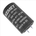 KEMET 300μF Aluminium Electrolytic Capacitor 500V dc, Snap-In - ALA8DA301CF500