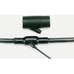 TE Connectivity 45° Side Breakout Black, Fluid Resistant Elastomer, 26.9mm