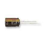 Panasonic 220μF Aluminium Electrolytic Capacitor 6.3V dc, Radial, Through Hole - EEUFC0J221