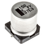 Panasonic 150μF Aluminium Electrolytic Capacitor 80V dc, Surface Mount - EEVFK1K151Q