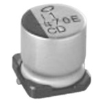 Nichicon 220μF Aluminium Electrolytic Capacitor 100V dc, Surface Mount - UCD2A221MNQ1MS