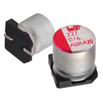 Wurth Elektronik 1200μF Aluminium Electrolytic Capacitor 6.3V dc, Surface Mount - 865080157015